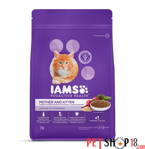 IAMS Proactive Health Mother And Kitten Food 1 Kg